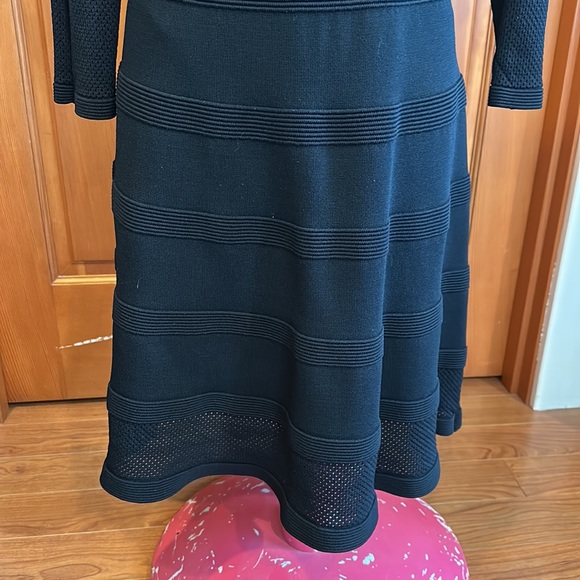 Vince Camuto Fit Flare Sweater Dress - Picture 3 of 5